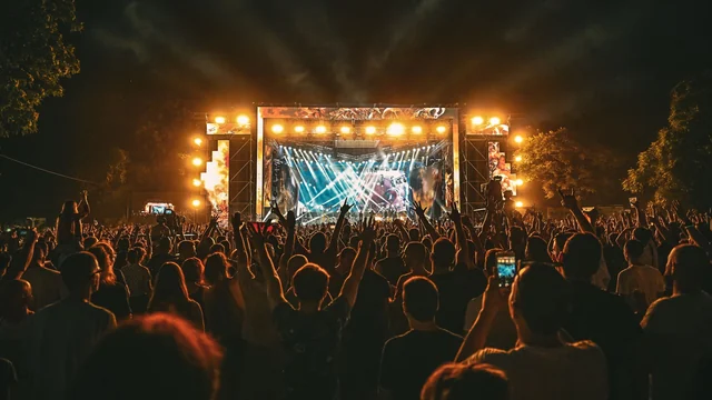 Como a Iluminação Dinâmica Transforma Festivais de Música no Brasil em 2024